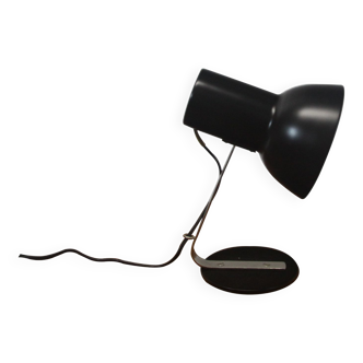 Black table lamp, 60's