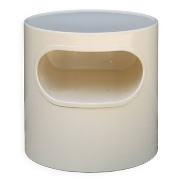 Giano bedside table by Artemide in plastic, 1960s.