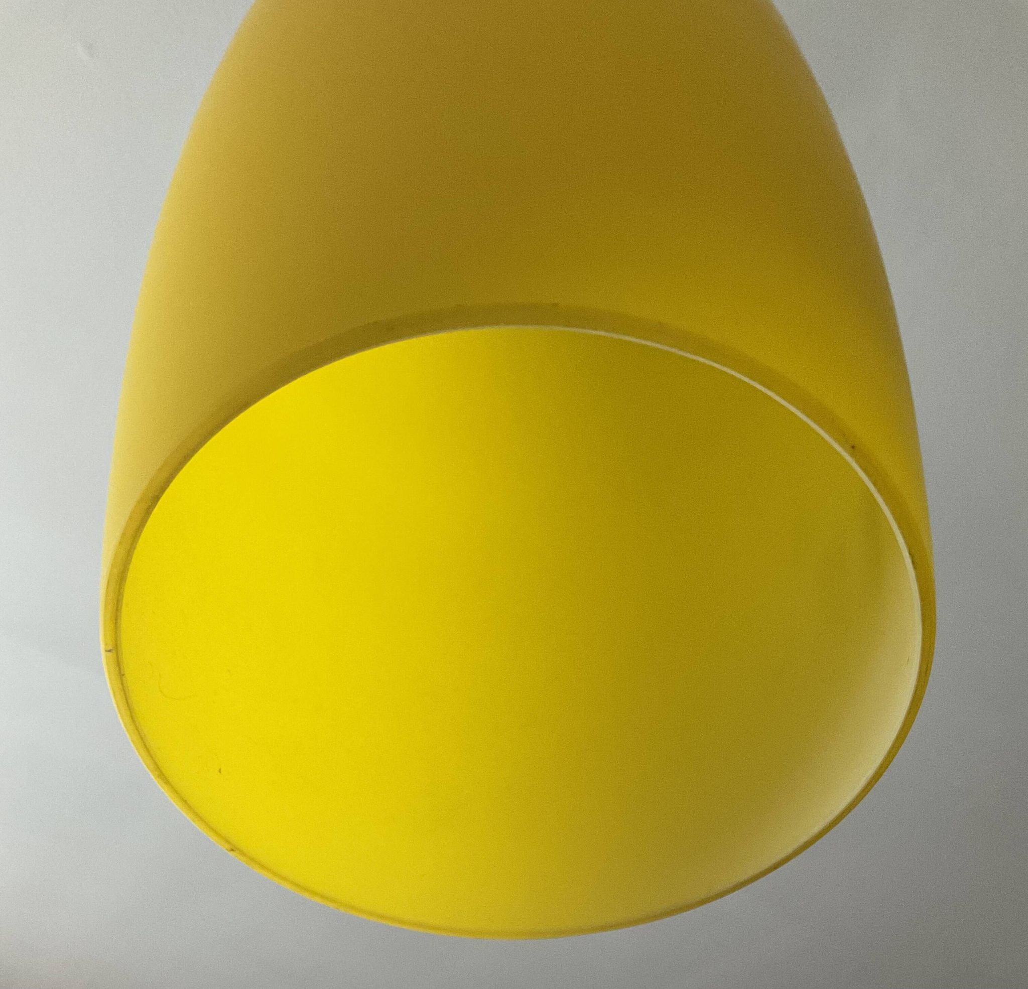 Piet Kramer Leuchten design pendant light in glass paste