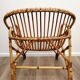 Tub rattan armchair
