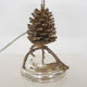 Hollywood regency pine cone table light, Italy, 1970