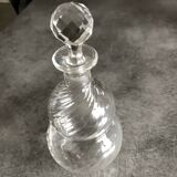 Vintage glass perfume flask height 18 cm