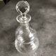 Flacon fiole de parfum en verre vintage hauteur 18 cm