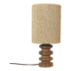 Lampe bois et corde