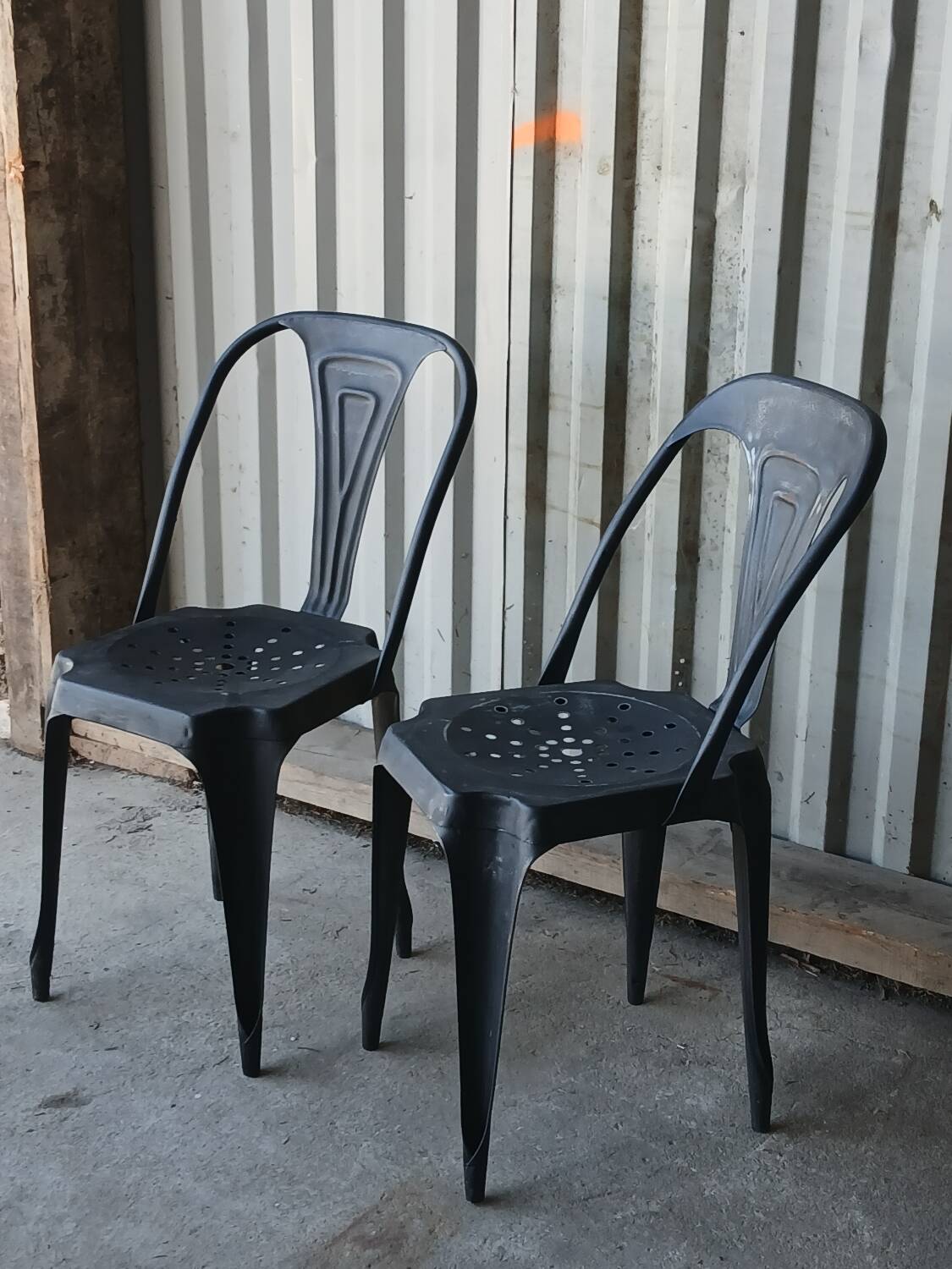 Pair of chairs by Joseph Mathieu for Mulipl’s