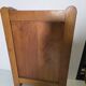 Old oak three-panel fire screen