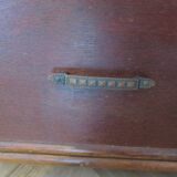 Vintage–Beautiful Bibus-Floor Shelf–Bookcase–Rattan Bamboo and Wood–1 Drawer and 2 Tiers