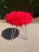 Tabouret tripode et assise Moumoute