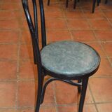 4 x curved wooden Bistro chairs