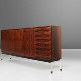 Belgian Mid-Century rosewood highboard 1960