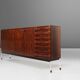 Belgian Mid-Century rosewood highboard 1960