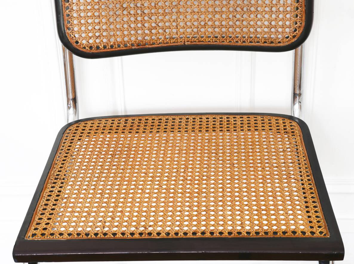 Cesca B32 Breuer chair Made in Italy - Canework seat redone