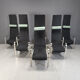 Postmodern King dining chairs by Belgochrom - set of 6