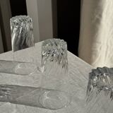 Set of 6 glass orangeade glasses H14.5 D7