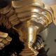 Regency candle holders in gilded bronze