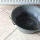 Zinc round basin