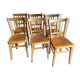 Lot of 6 chairs bistro Luterma - 60s
