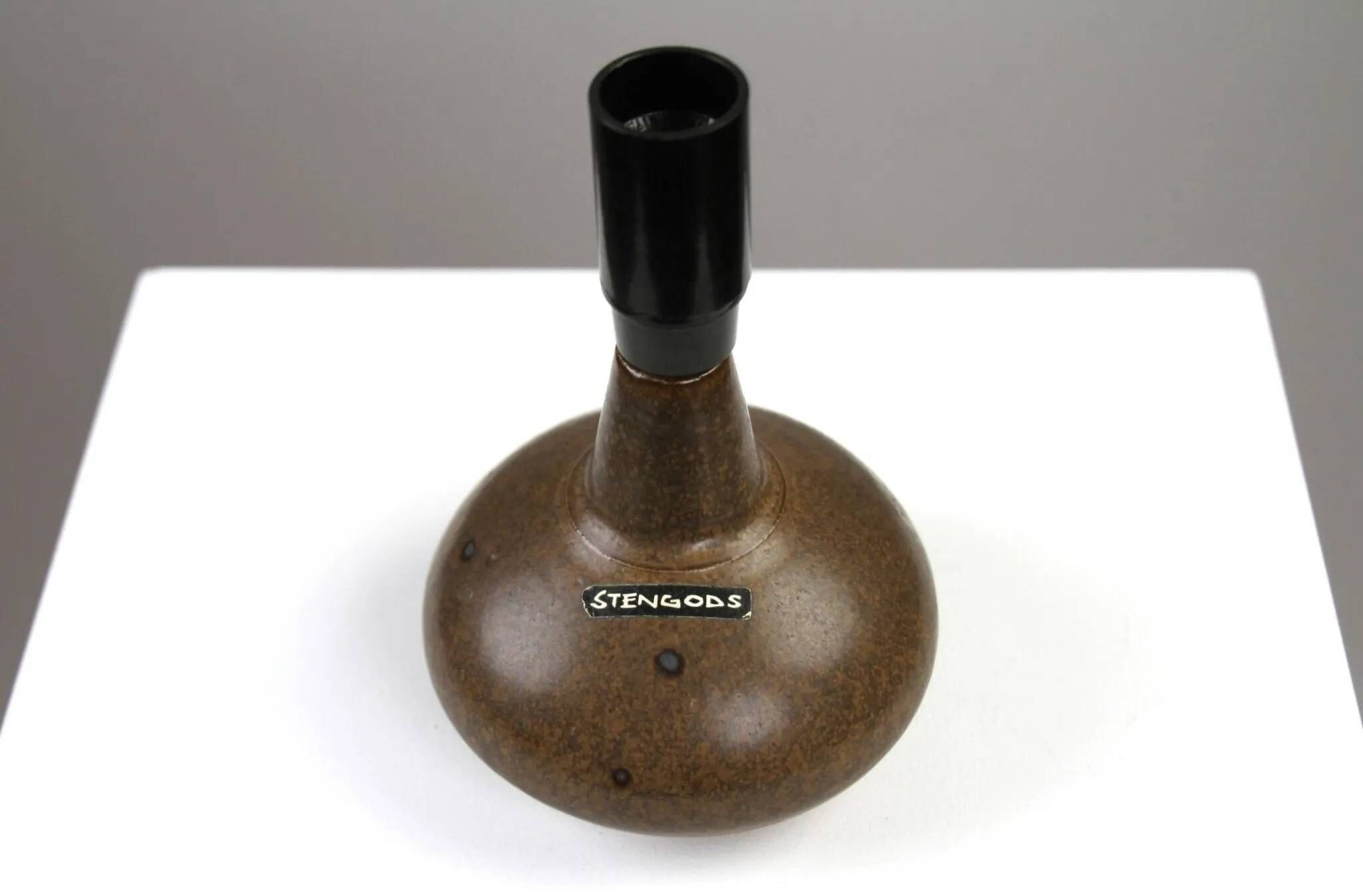 Stoneware Table Lamp by Rolf Palm — Mölle, Sweden, 1970s