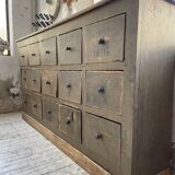 Green patina workshop furniture