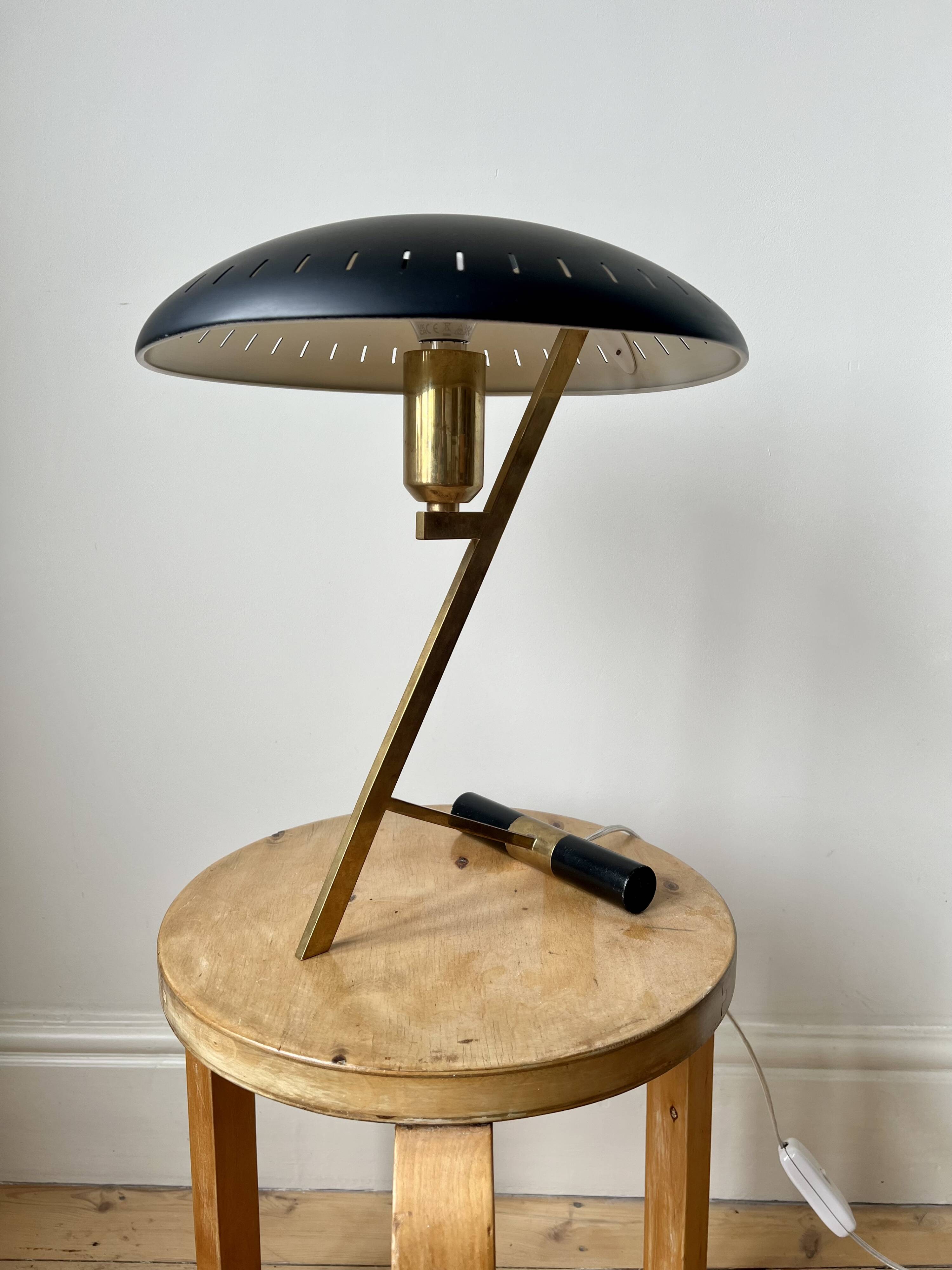 Vintage mid century Decora Z Lamp by Louis Kalff for Philips, Belgium, 1950