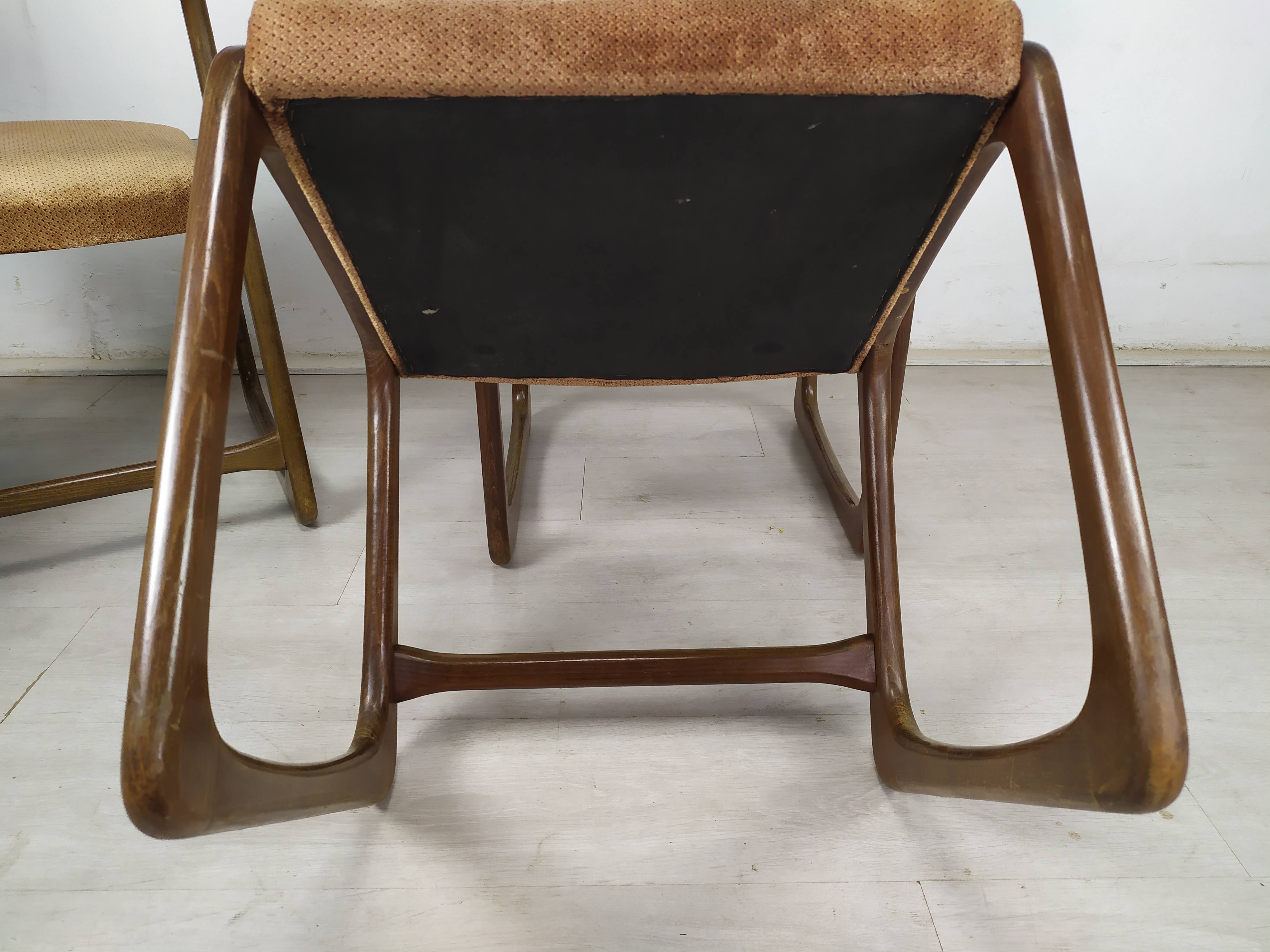 4 baumann sleigh chairs