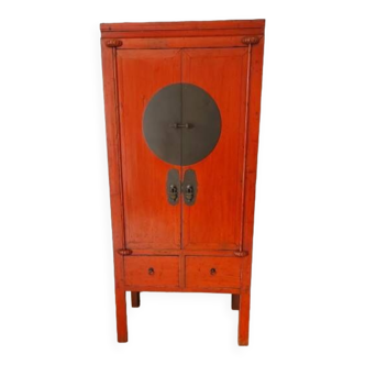 Red Chinese cabinet