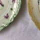 7 small plates in fine Limoges porcelain