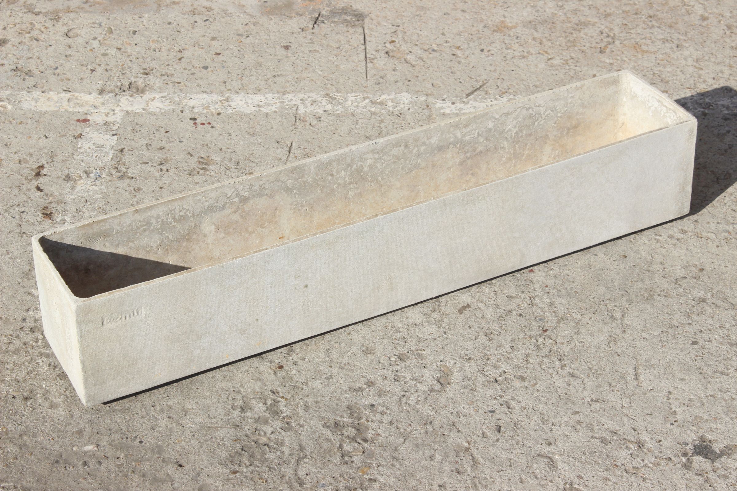 Large modernist planter in Eternit, Switzerland 1970s