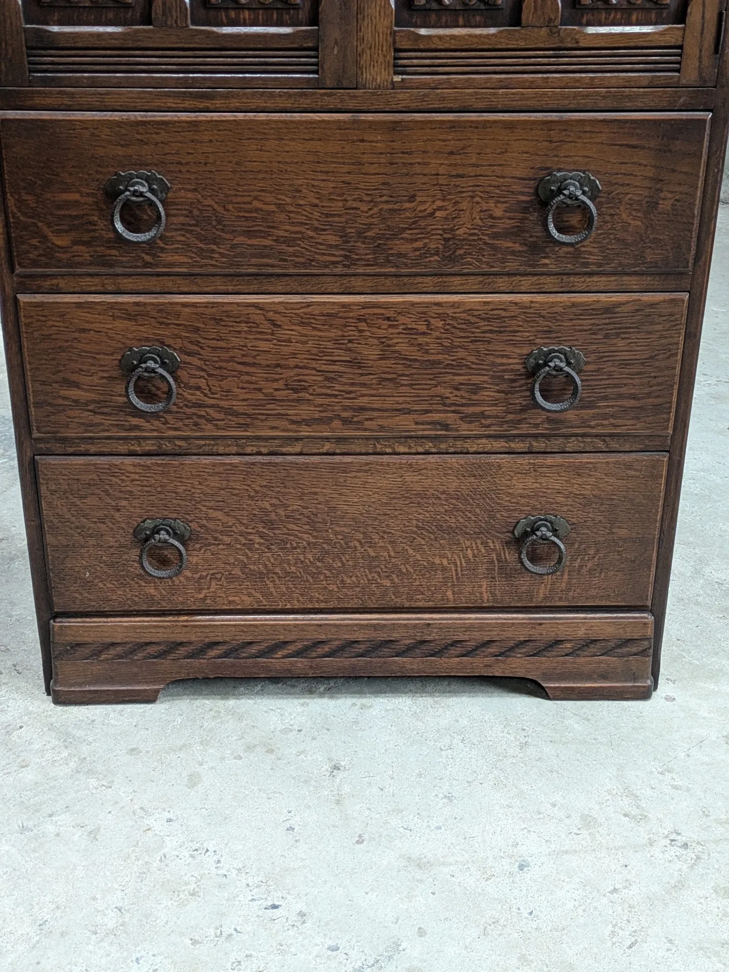 English high chest of drawers
