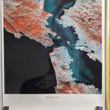 San Francisco Satellite Photographic Poster, CNES 1986, 50 x 60 cm, Publisher Spot Image