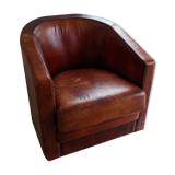 Fauteuil club cuir