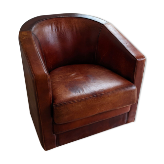 Fauteuil club cuir