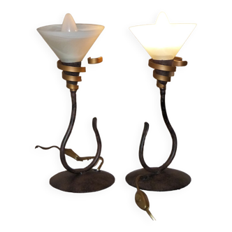 Duo de lampes de chevet