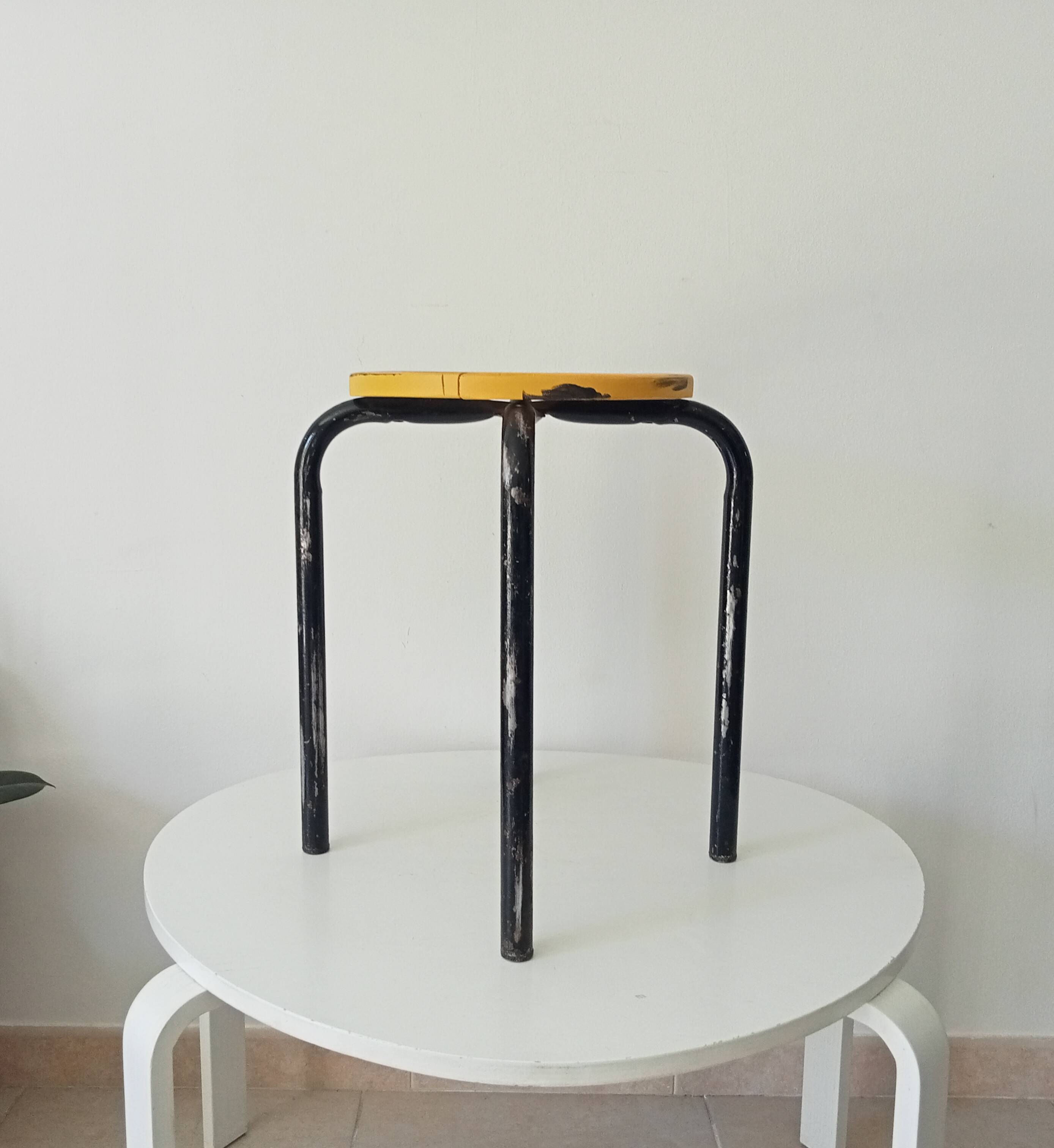 Vintage industrial stool from the 60s/70s