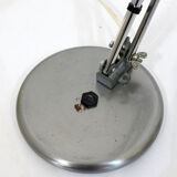 Chrome articulated office lamp