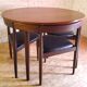 Danish Scandinavian table and chairs by Hans Olsen for Frem Røjle 1960