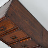 Belgian oak apothecary / filing cabinet folding doors, 1920/30s