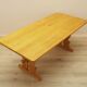 Solid oak dining table, Danish design, 1960s