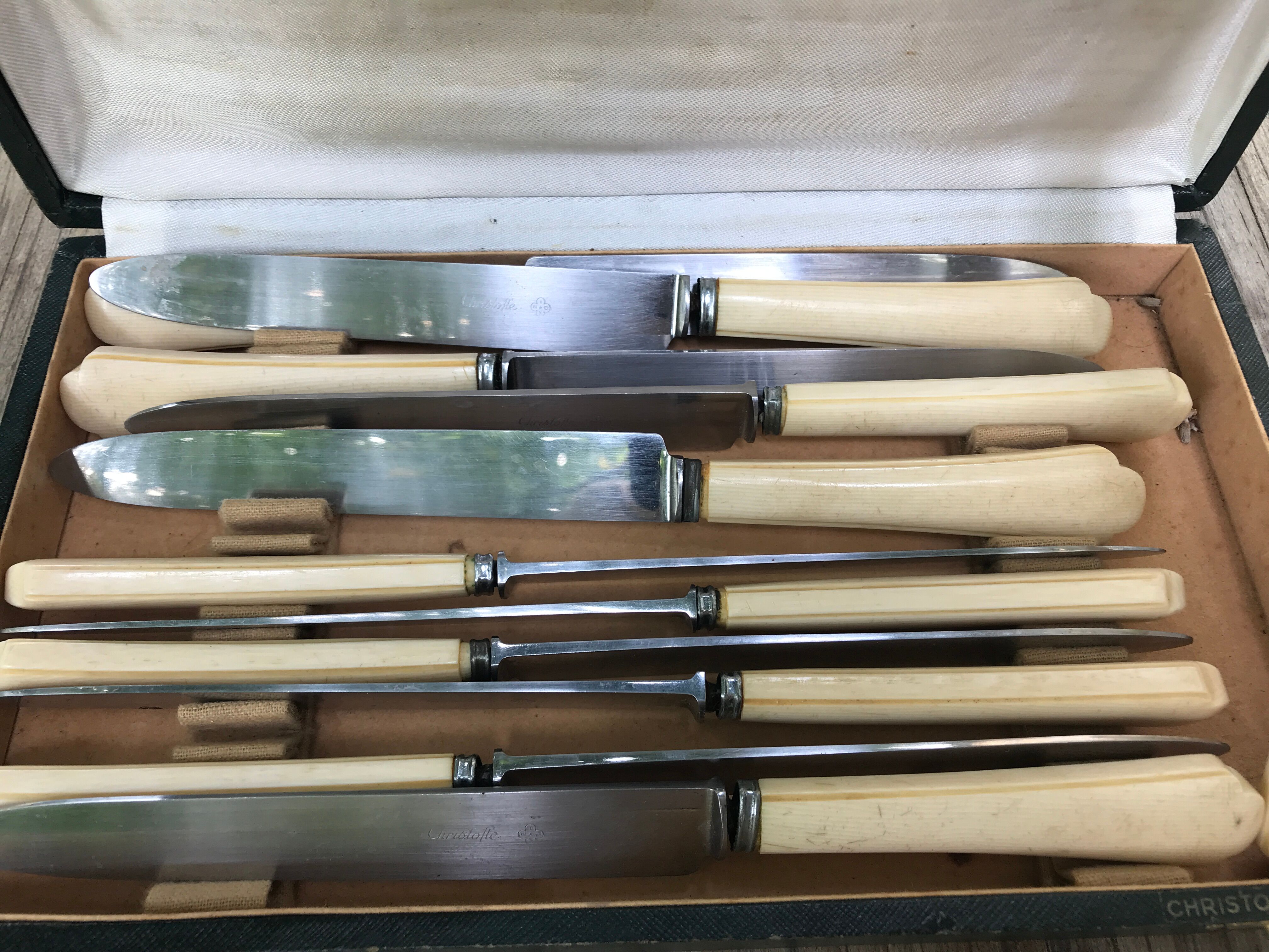 Old Christofle knife series