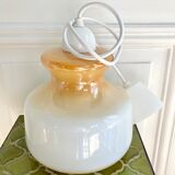 Opaline pendant light from the 70s
