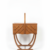 Vintage oak workbench