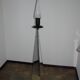 1990s floor lamp – metal and glass