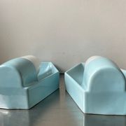 Paire d'appliques murales de salle de bain vintage scandinaves