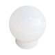 Industrial wall lamp, white, glass, FOTON, Poland, 1960s.