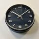 Vintage Blue Bakelite Electric Wall Clock from Metamec, 1970s