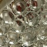 60s 70s lamp hanging lamp ball lamp bubble brass glass space age design