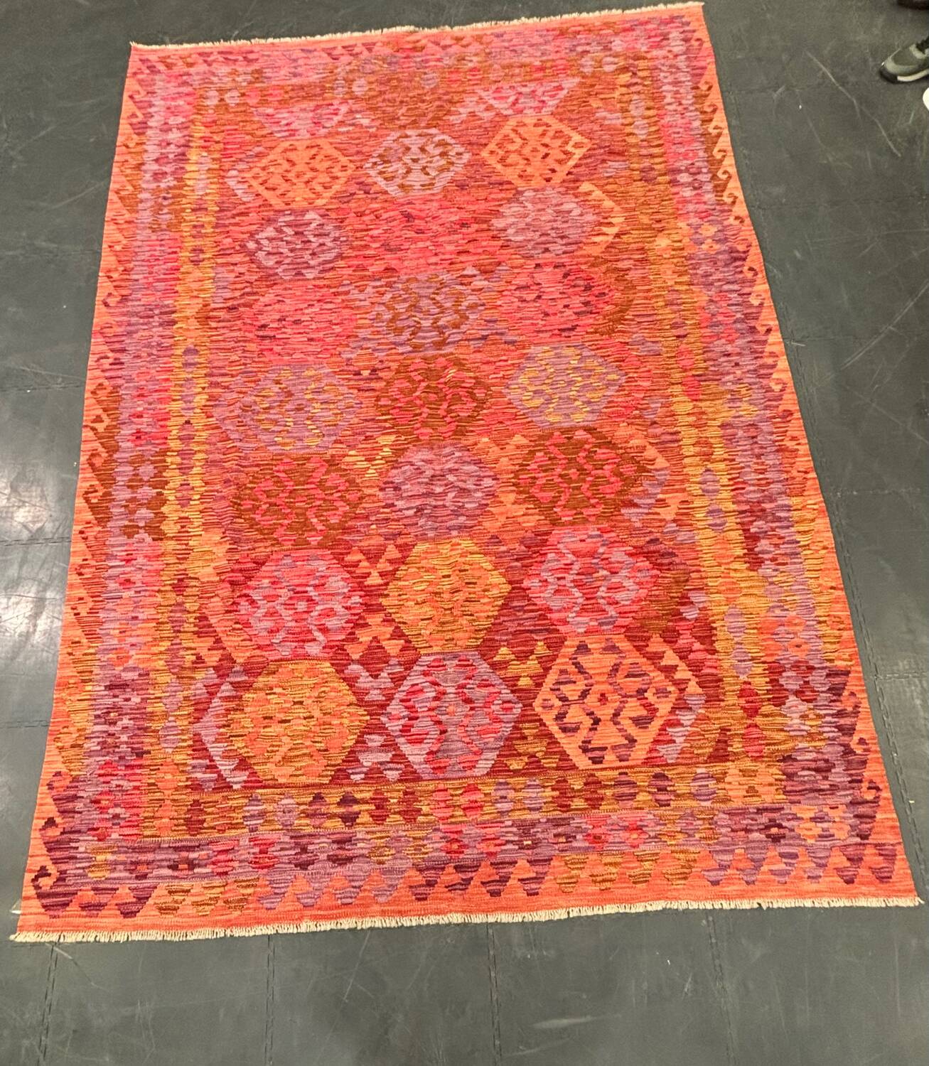 Traditional, modern and contemporary wool rug.