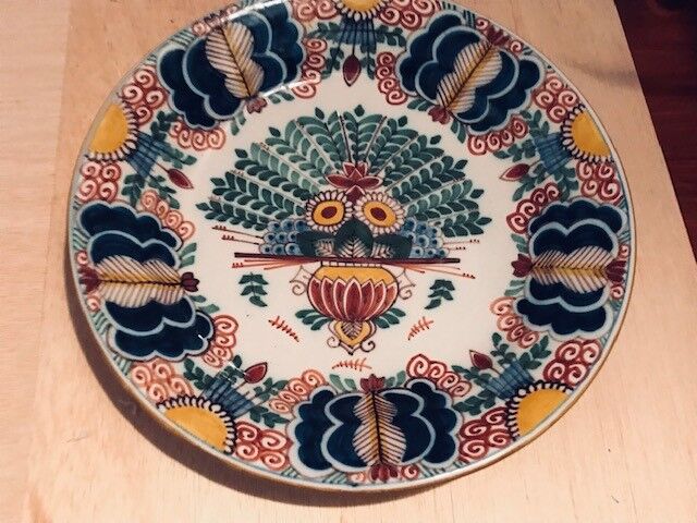 Dish porcelain Delphe Makkum
