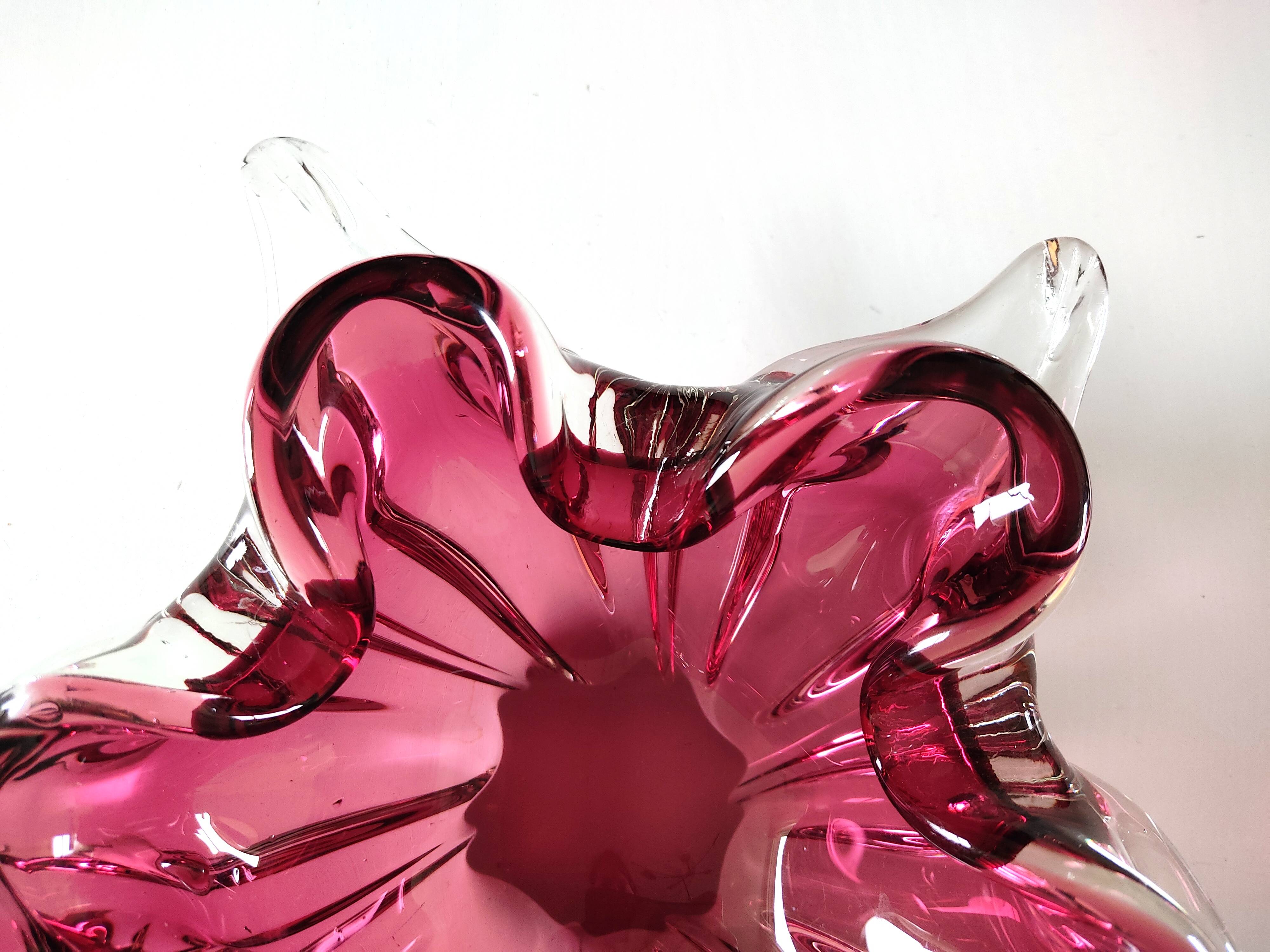 Murano glass empty pocket cup