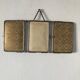 Barber vintage 1930 19x42cm triptych mirror